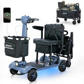 Elf C2 Mobility Scooter fo 24 Miles Range, 2 Batteries, 32 liters Storage Basket